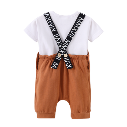 Brock 2pce Overall Set Cinnamon