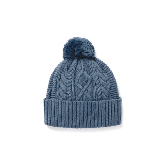 BLUESTONE CABLE KNIT BEANIE