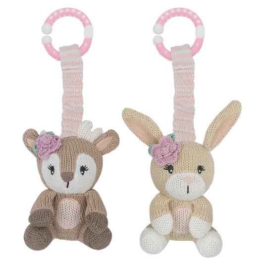 Stroller Toys - Fawn & Bunny