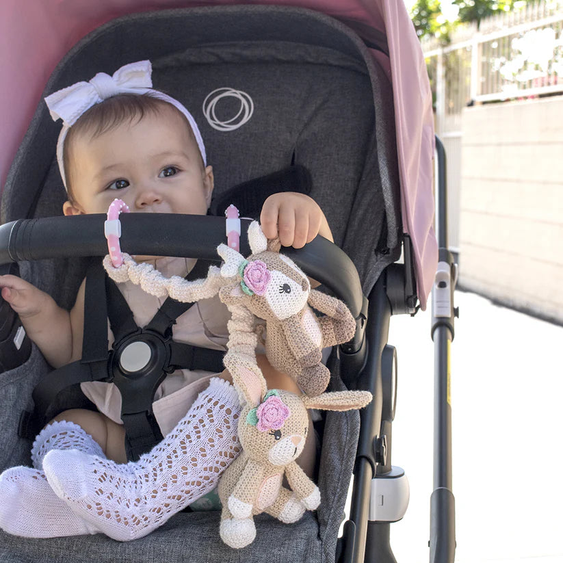 Stroller Toys - Fawn & Bunny