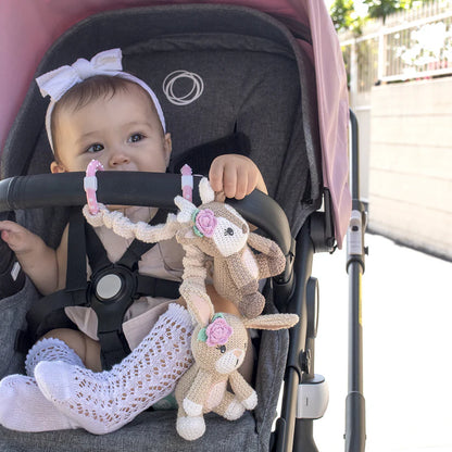 Stroller Toys - Fawn & Bunny