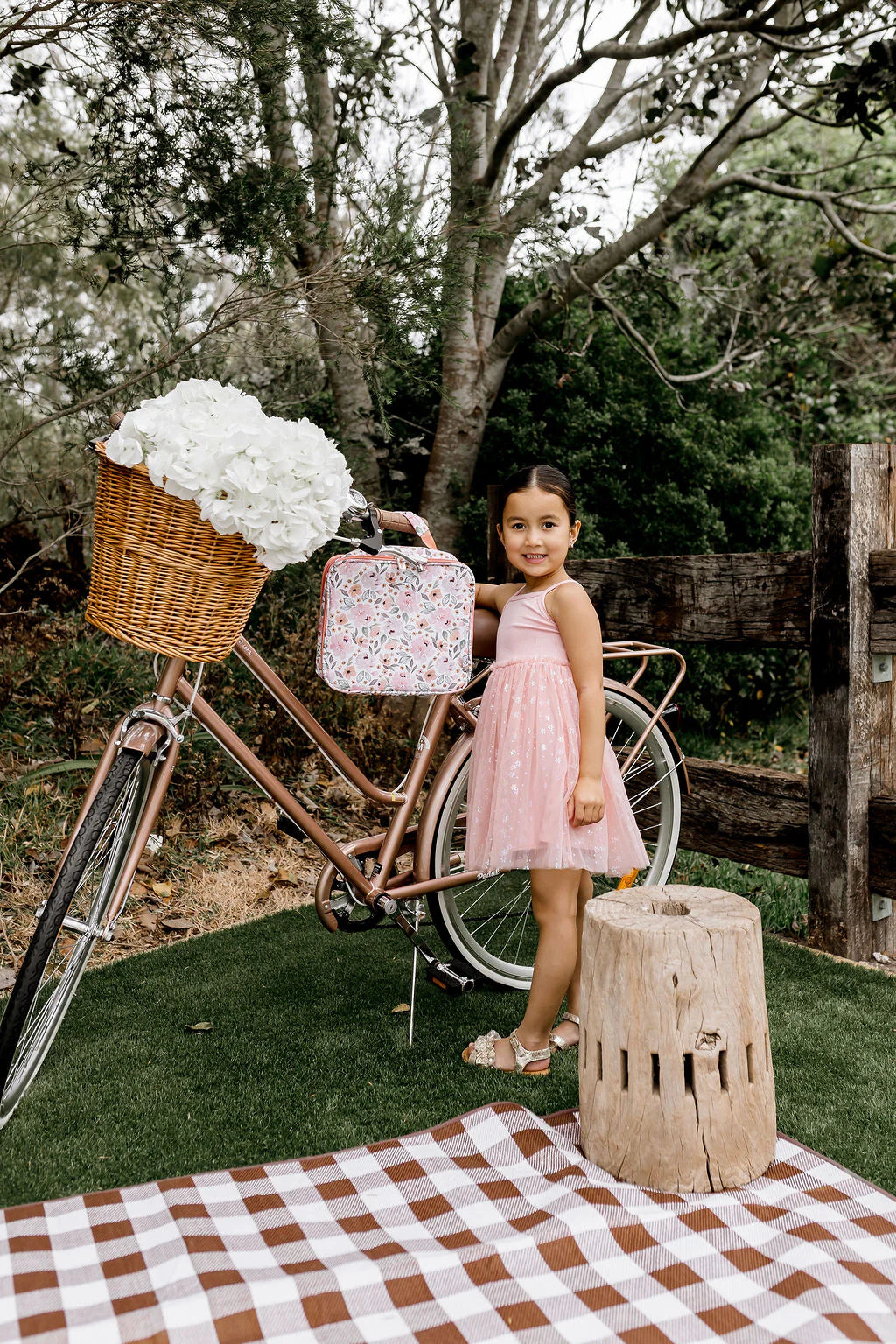 Peach Blossom - Insulated Lunch Bag