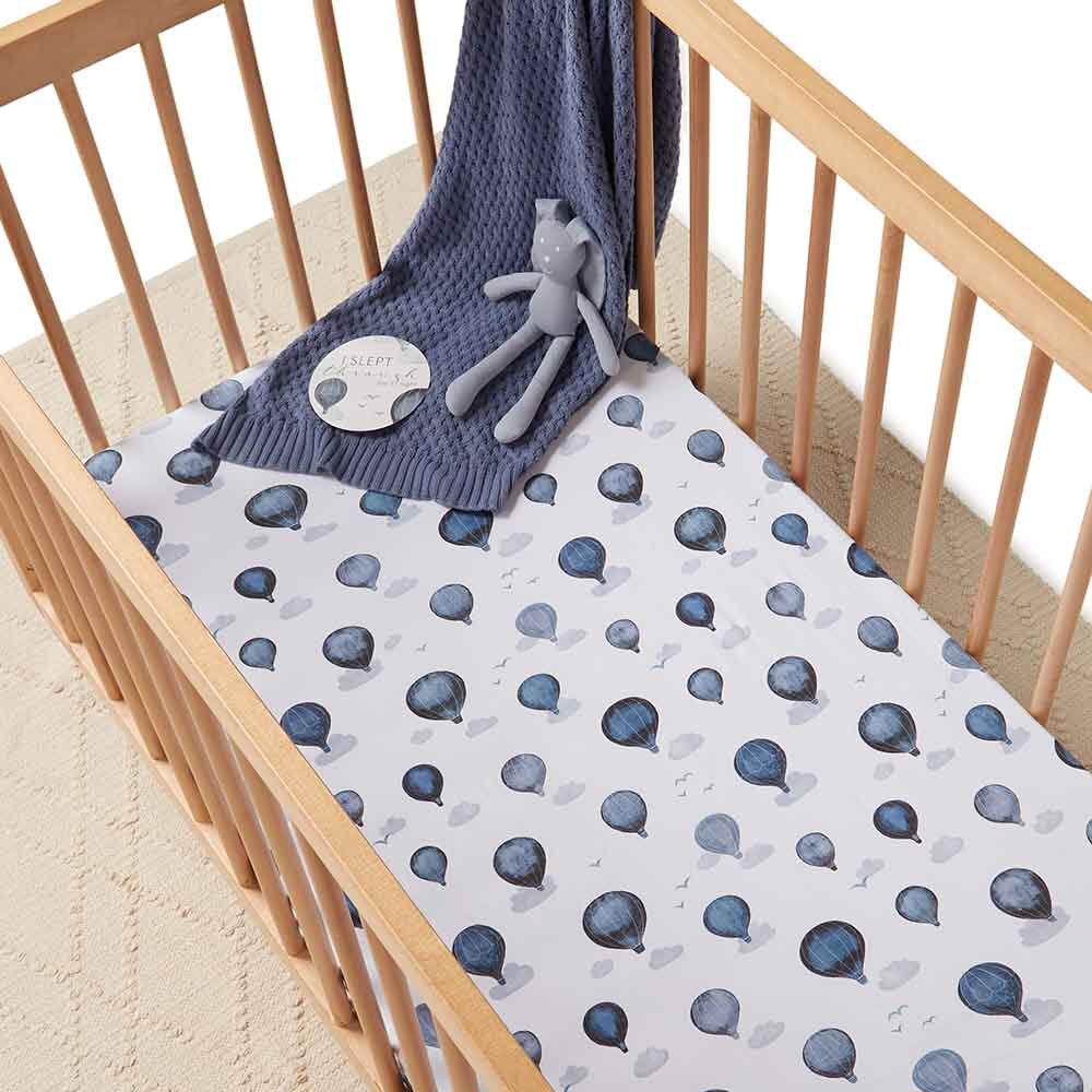 Cloud Chaser Fitted Cot Sheet