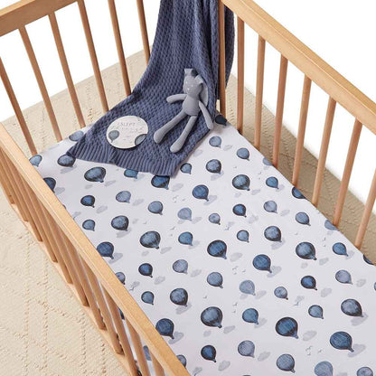 Cloud Chaser Fitted Cot Sheet