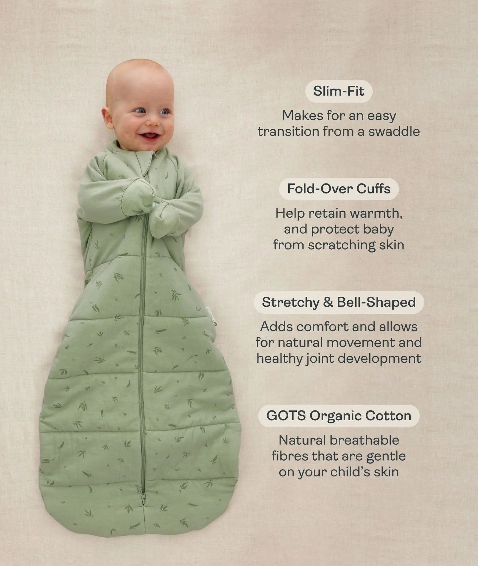 Sleeping Bag Sleeved Daisies
