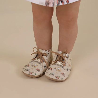 Diggers & Tractors Lace Up Shoes