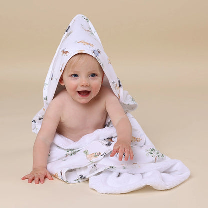 Dog Park Organic Hooded Baby Towel