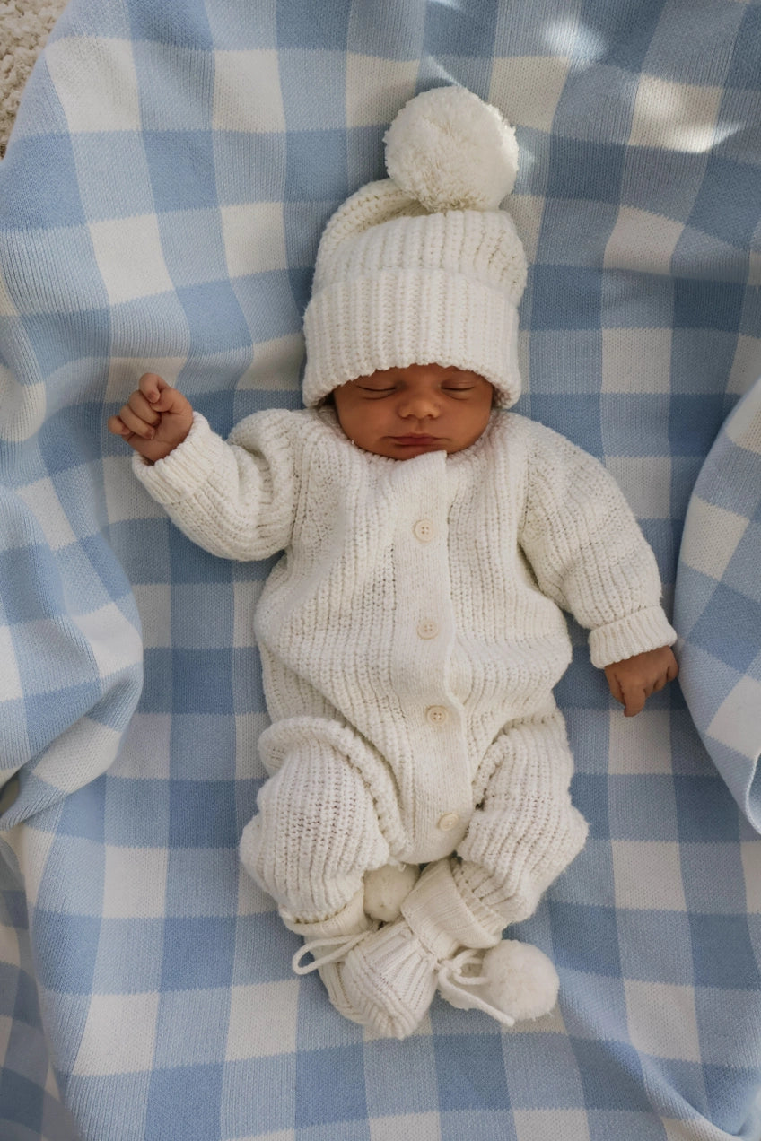 Gingham Blanket | Blue