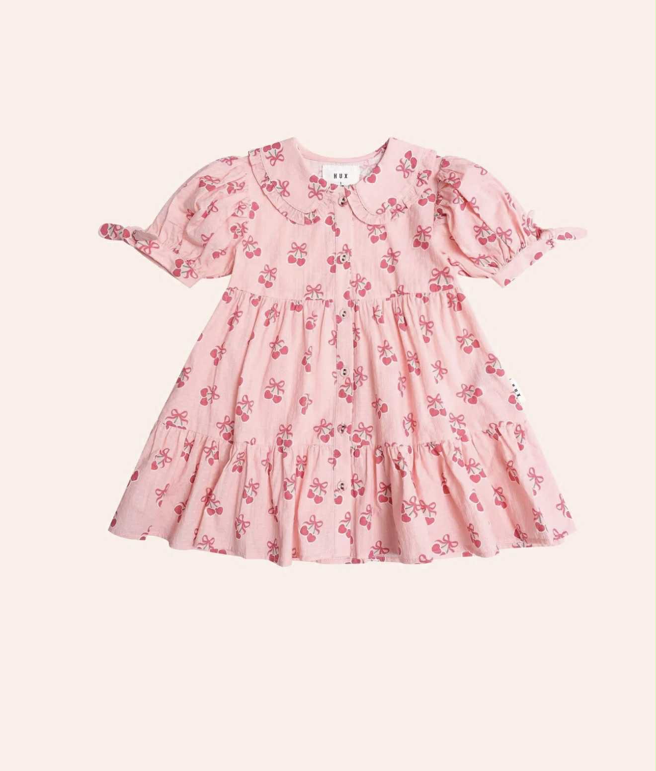 Cherry Pie Tiered Smock Dress
