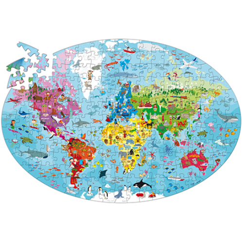 Travel Learn and Explore Puzzle & Book Set - The Earth