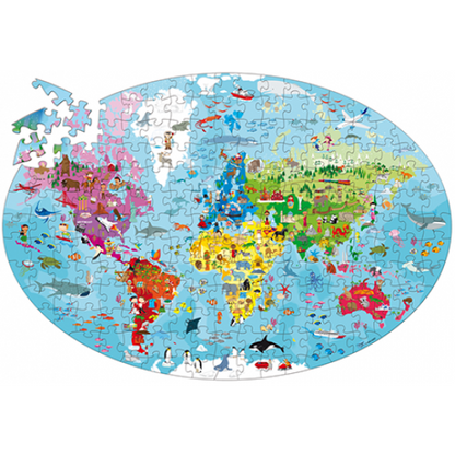 Travel Learn and Explore Puzzle & Book Set - The Earth