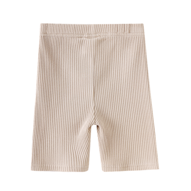 Ellie Embossed Shorts Beige