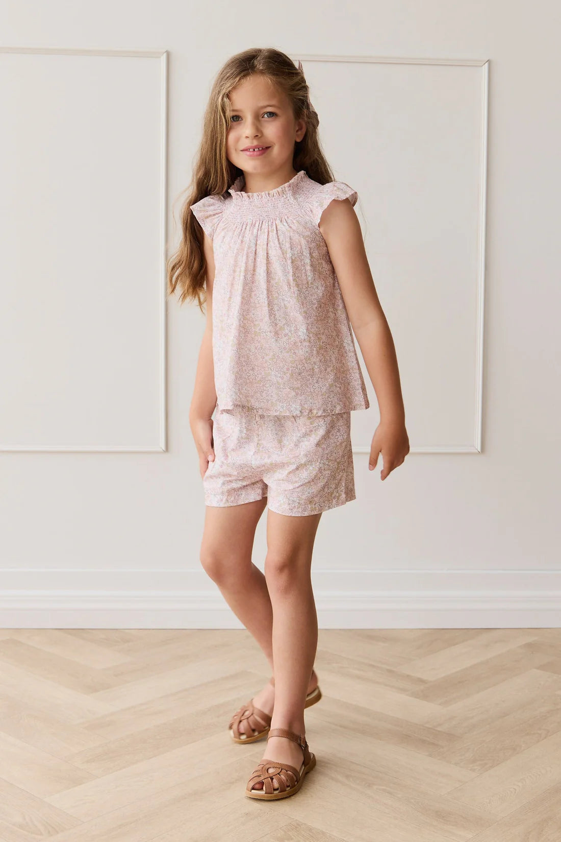 Organic Cotton Emelia Short - Chloe Mauve