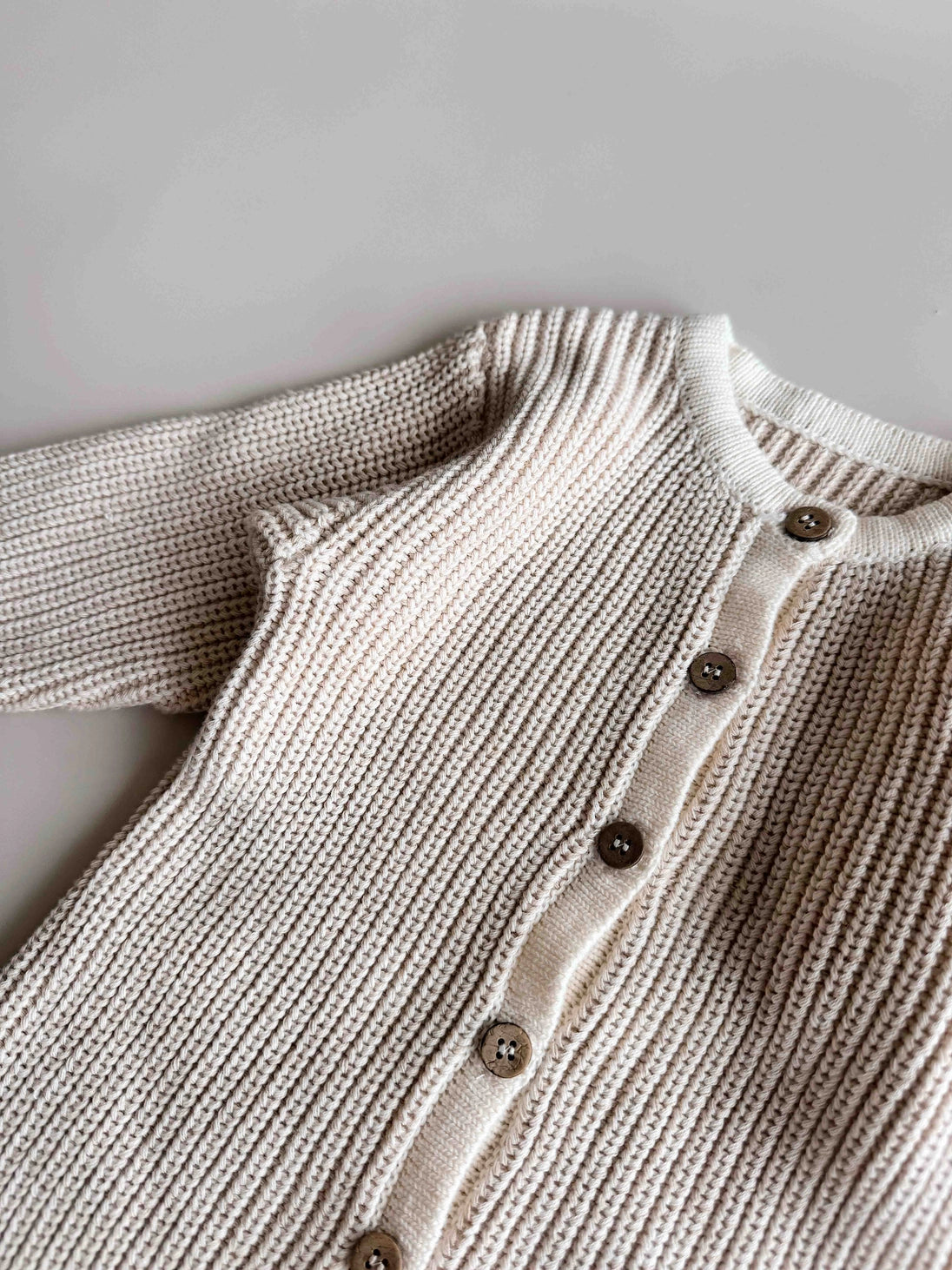 Chunky Full Romper | Oat