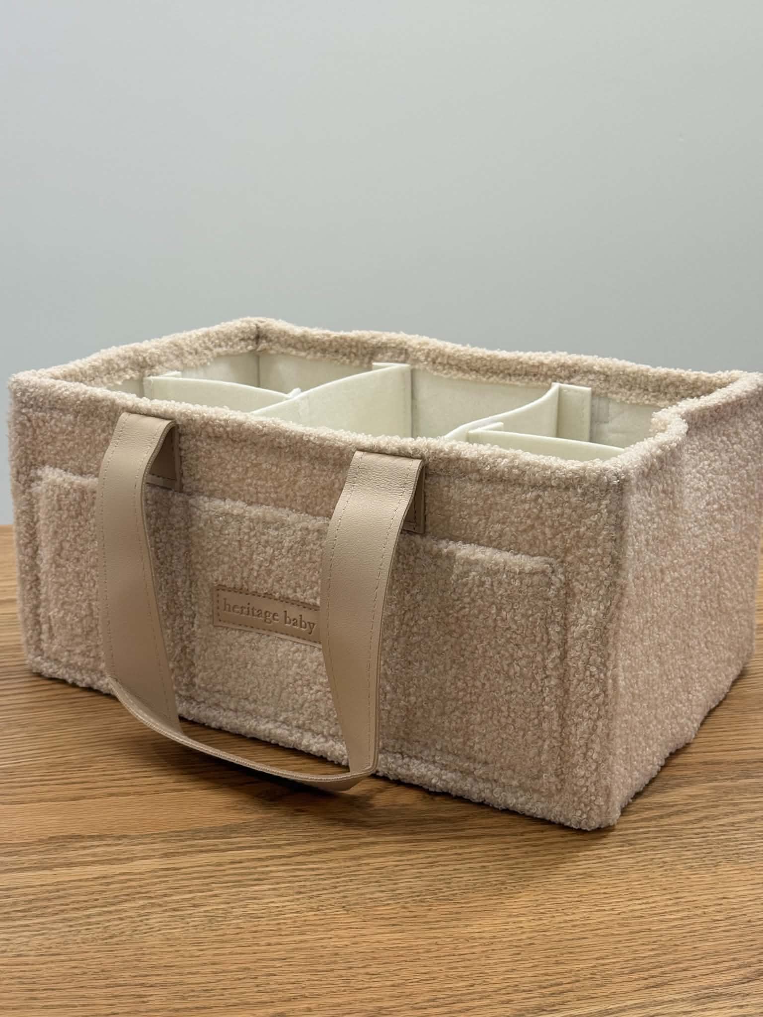 Signature Nappy Caddy - Beige