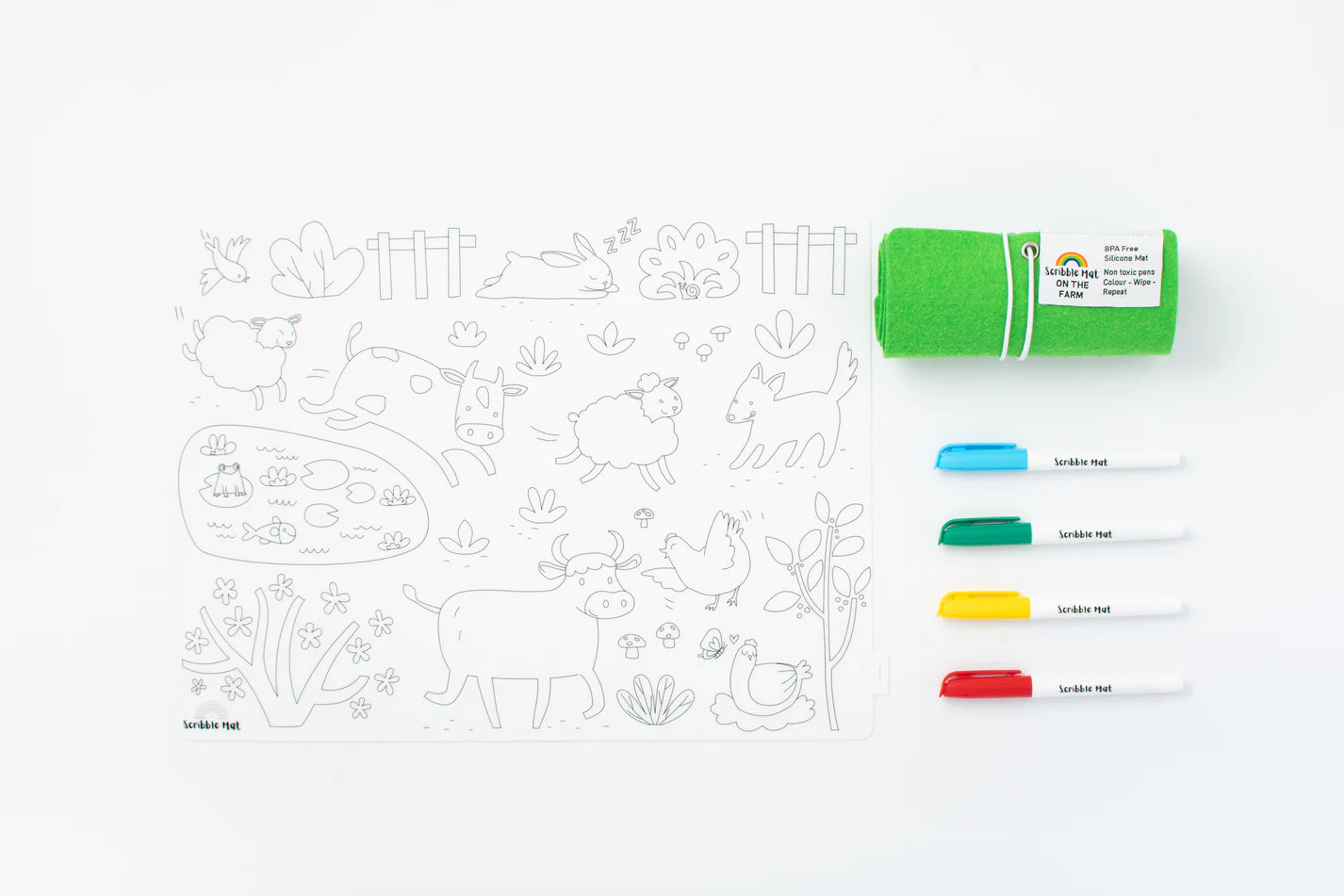 Scribble Mat - On the Farm
