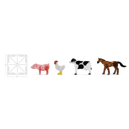 Magna-Tiles Farm Animals 25pc Set