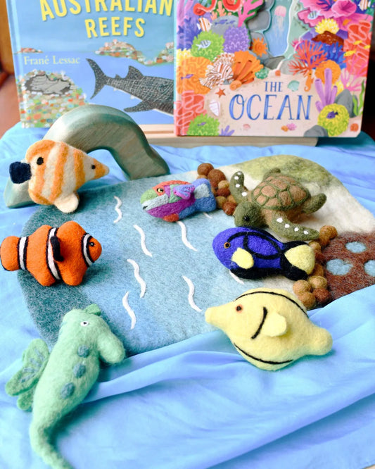 Felt Coral Reef Fish Toys Set