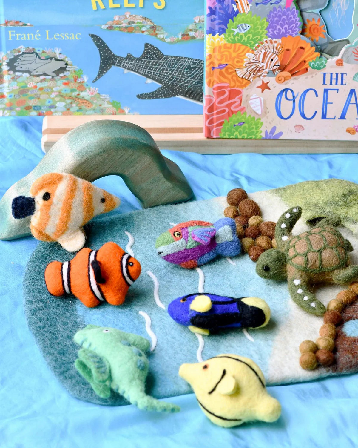 Felt Coral Reef Fish Toys Set