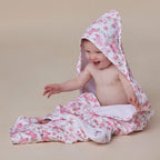 Flamingos Organic Hooded Baby Towel