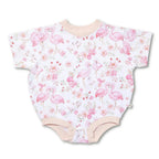 Flamingos Organic Oversized Romper