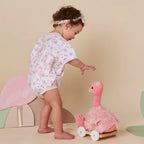 Flamingos Organic Oversized Romper