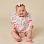 Flamingos Frill Snuggle Bib