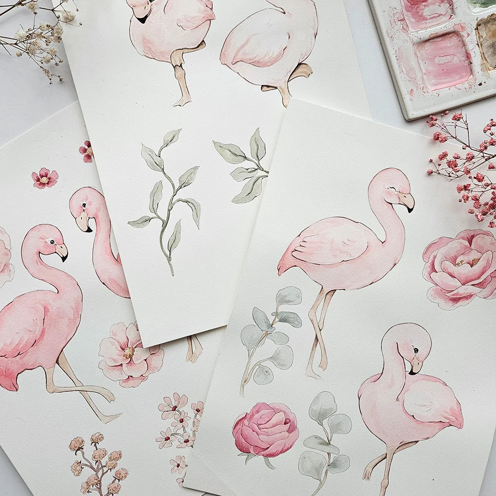 Flamingos Organic Topknot