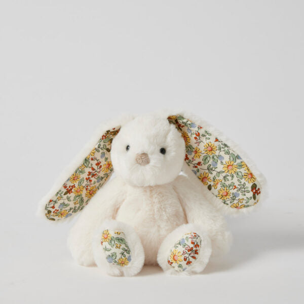 Floral White Bunny -Small