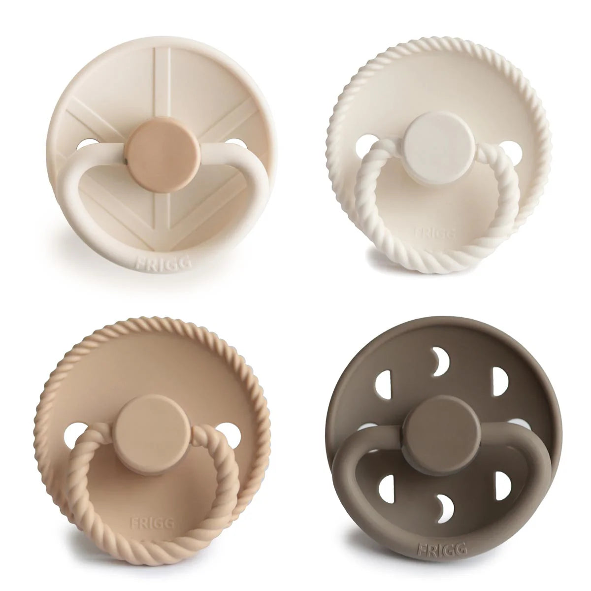 FRIGG Multi Pacifier 4 Pack Silicone - Assorted