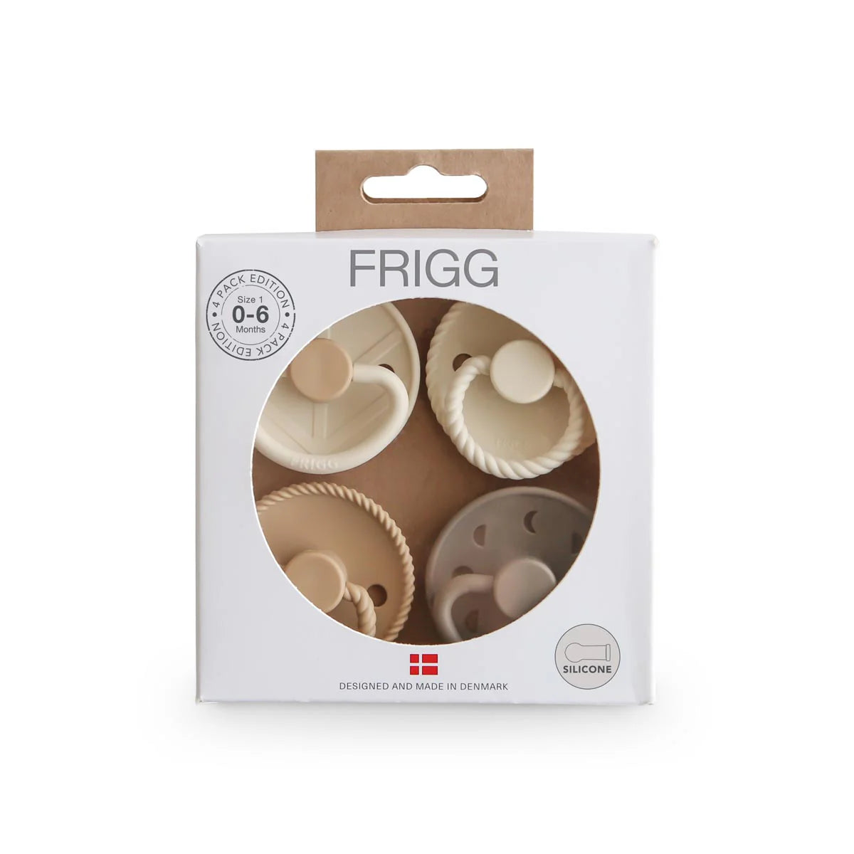 FRIGG Multi Pacifier 4 Pack Silicone - Assorted
