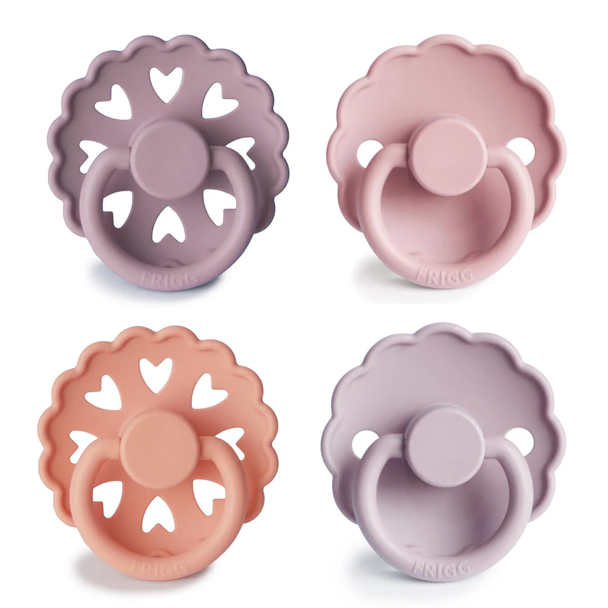 FRIGG Multi Pacifier 4 Pack Silicone - Assorted
