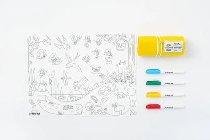 Scribble Mat - In The Garden