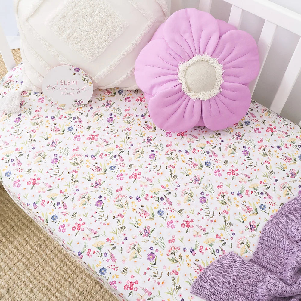 Gracie Organic Fitted Cot Sheet