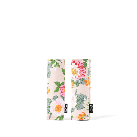 Reversible Pram Harness Cover Set - Garden Party/Fleece