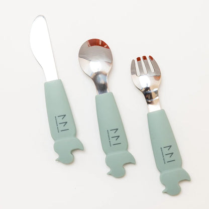 Full Set Soft Grip Toddler Cutlery Set - Assorted