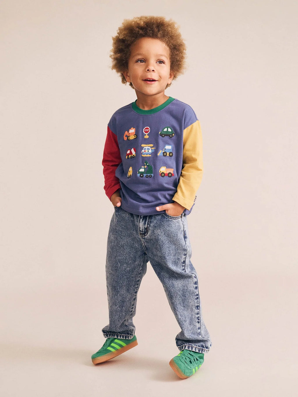 Colour Block Construction Top