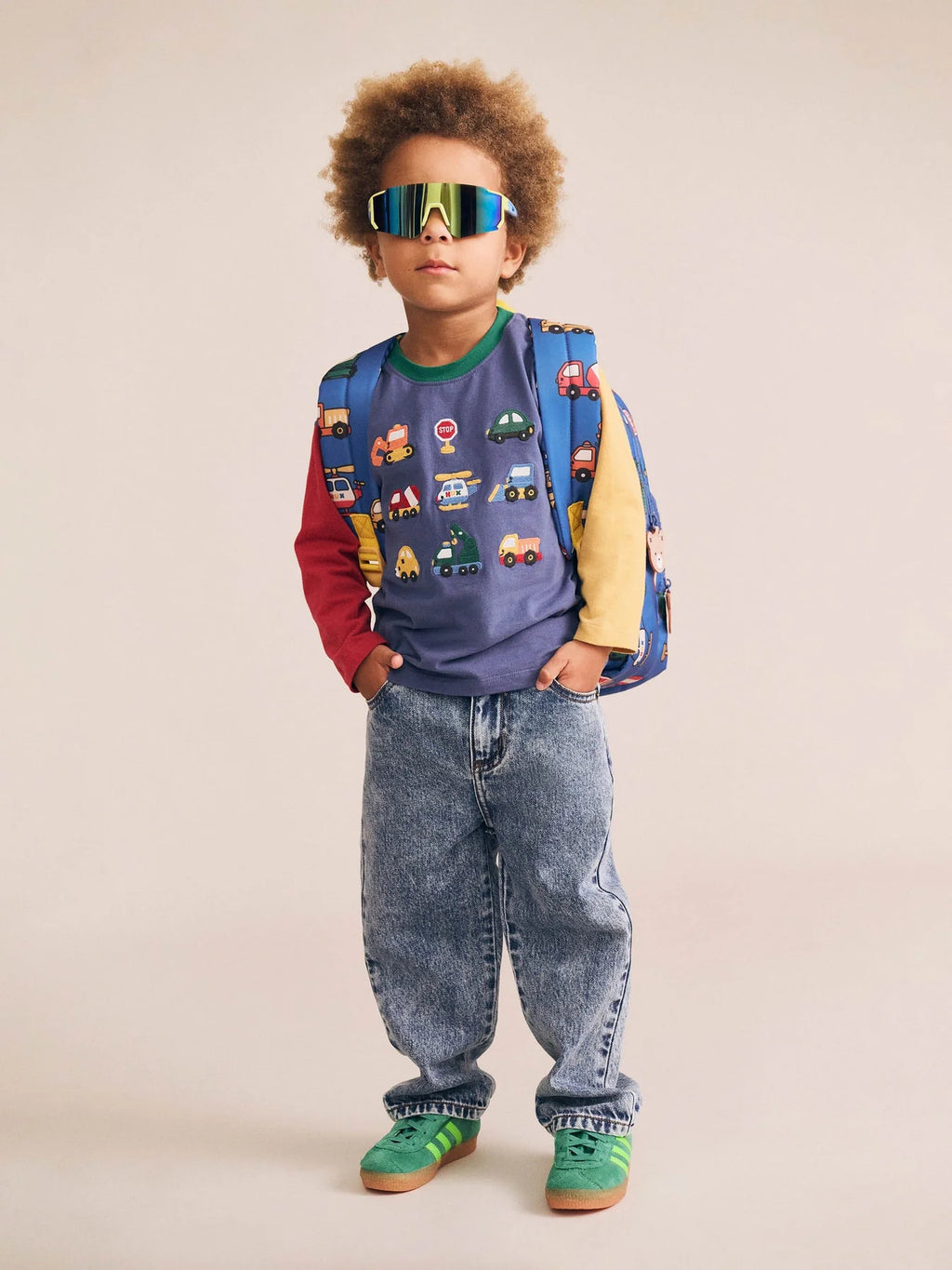 Colour Block Construction Top