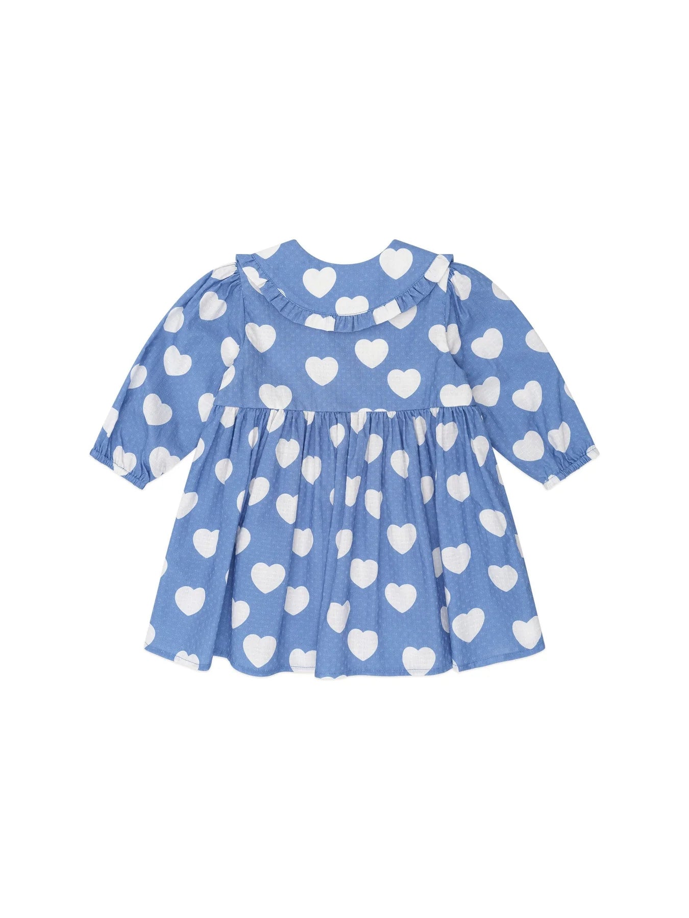 Frill Heart Collar Dress