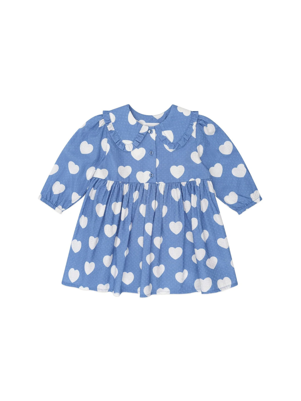 Frill Heart Collar Dress