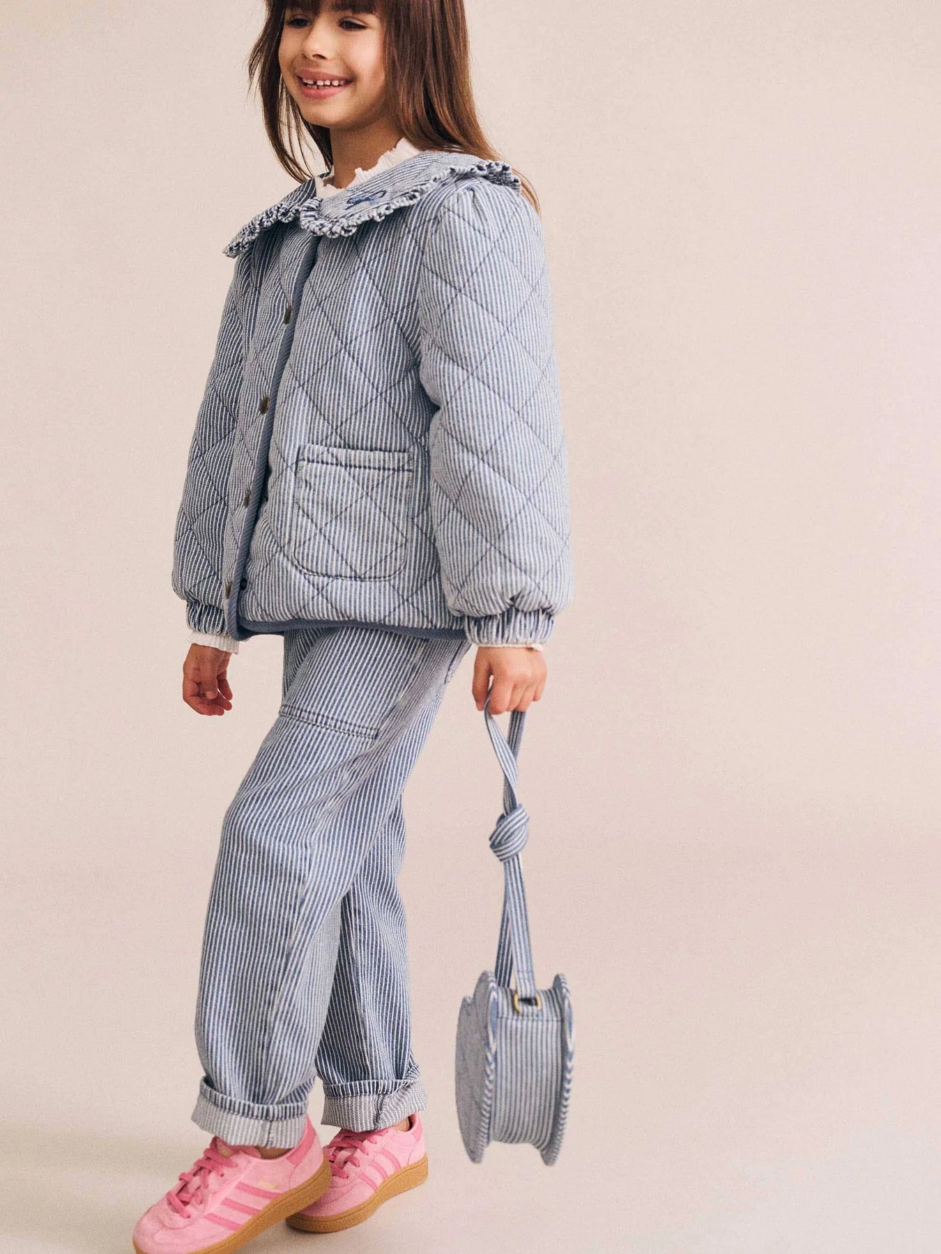 Vintage Bow Paperbag Denim Pant