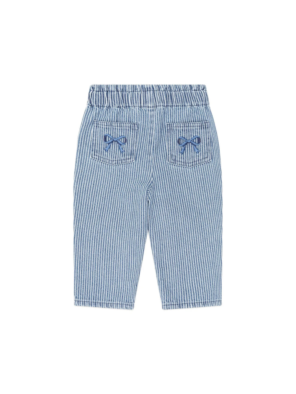Vintage Bow Paperbag Denim Pant