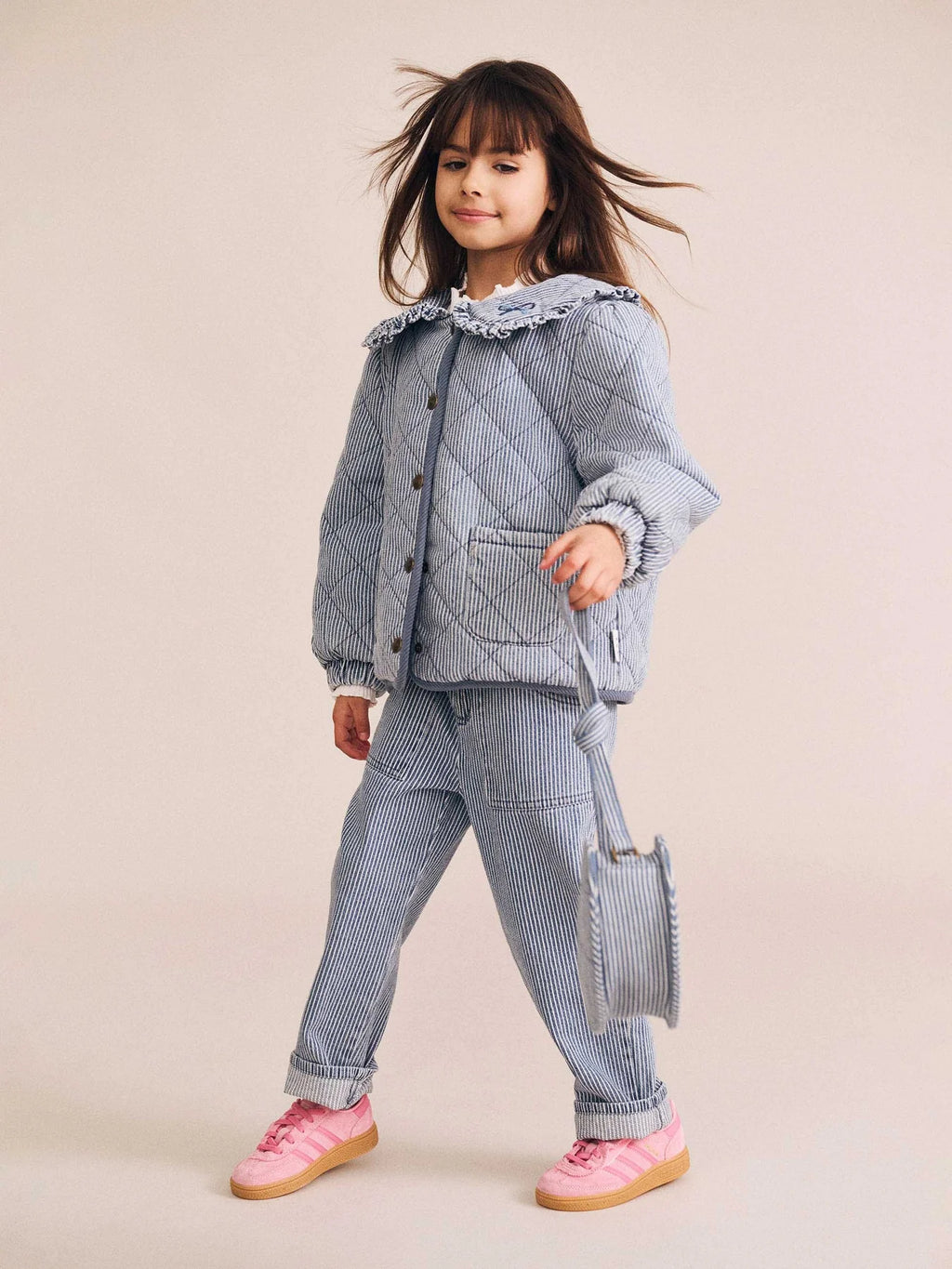 Vintage Bow Paperbag Denim Pant