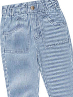 Vintage Bow Paperbag Denim Pant