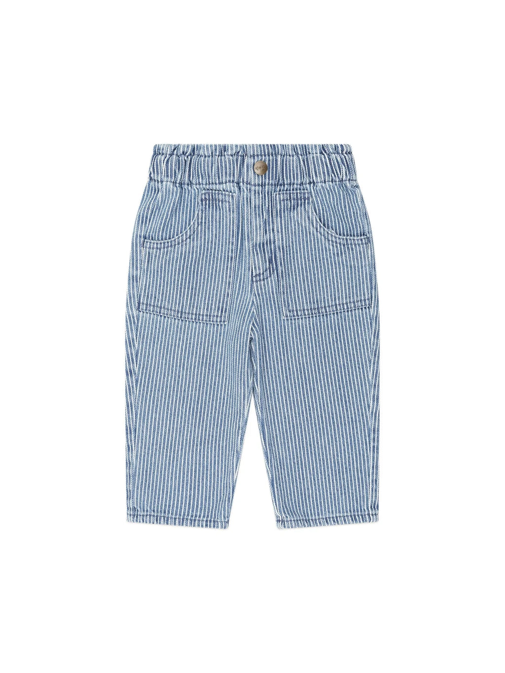 Vintage Bow Paperbag Denim Pant