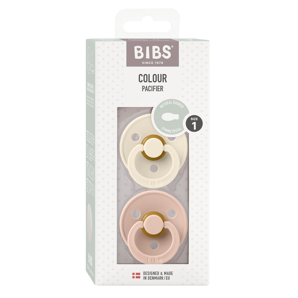 BIBS Ivory/Blush Symmetrical, Latex (2pk)
