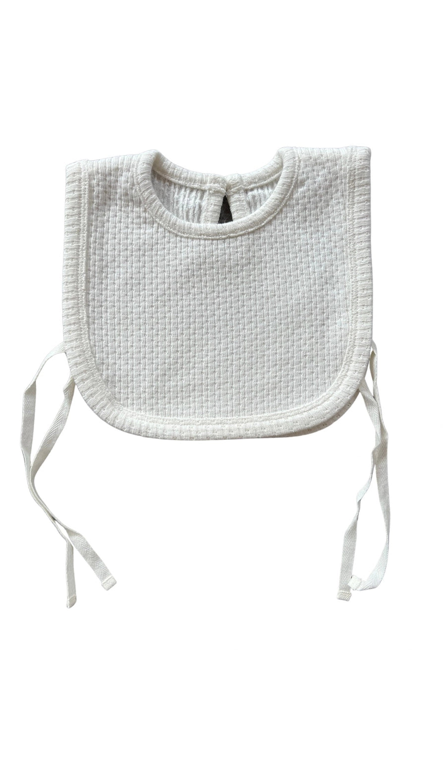 Knitted Plain Bib - Assorted