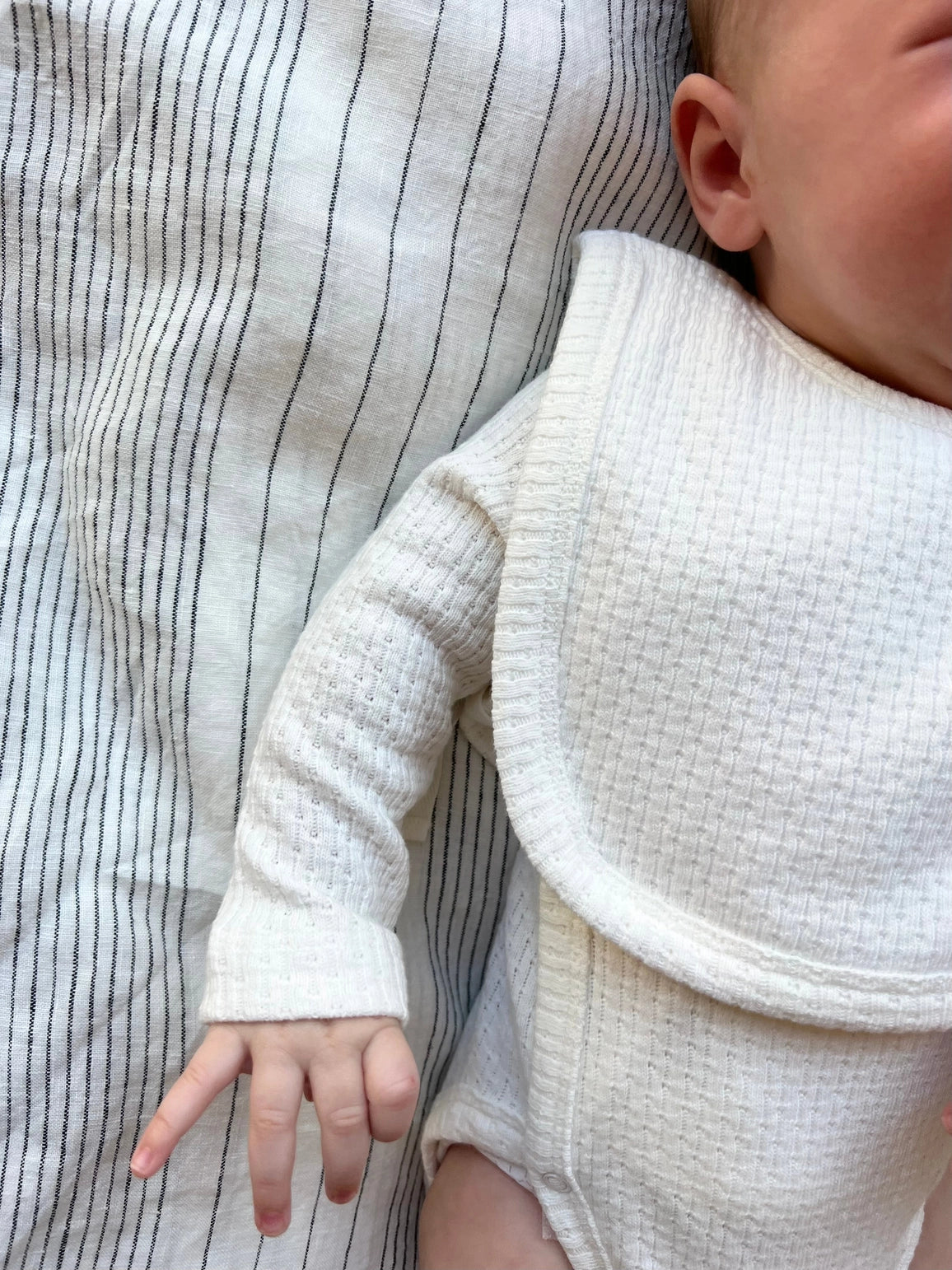 Knitted Plain Bib - Assorted