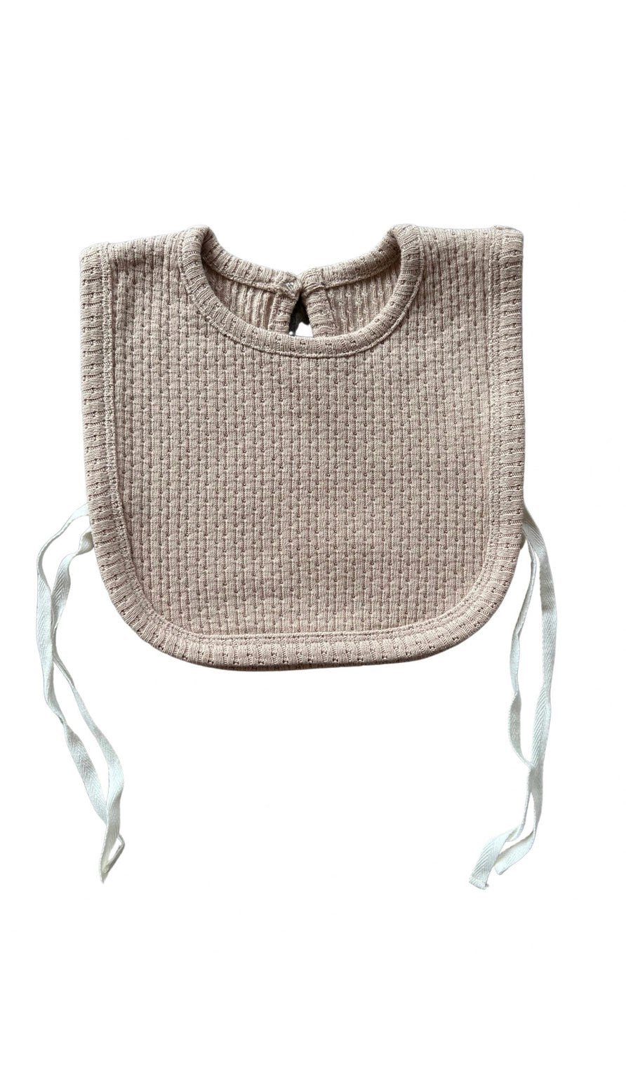 Knitted Plain Bib - Assorted