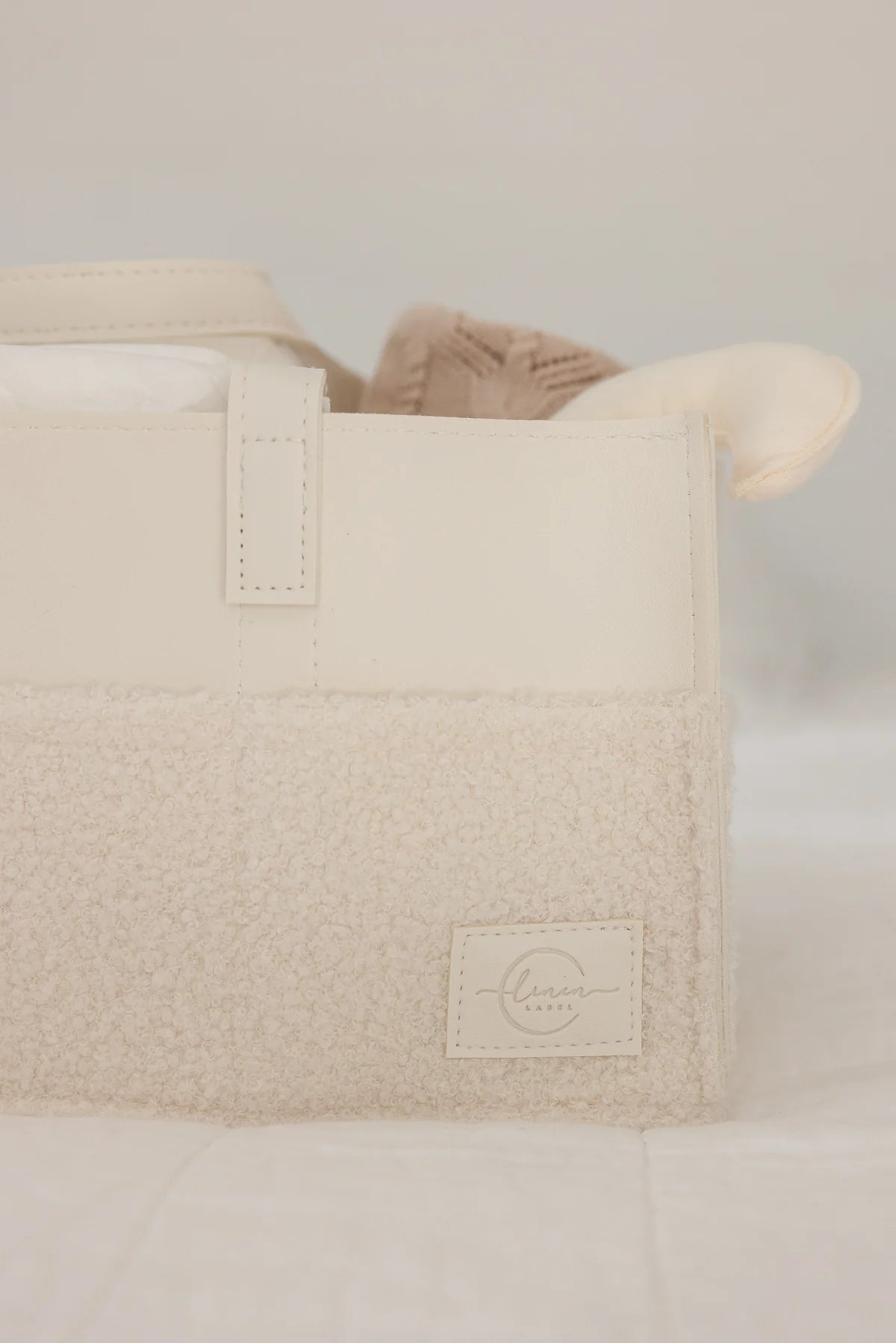 Nappy Caddy Luxe Range - Snow